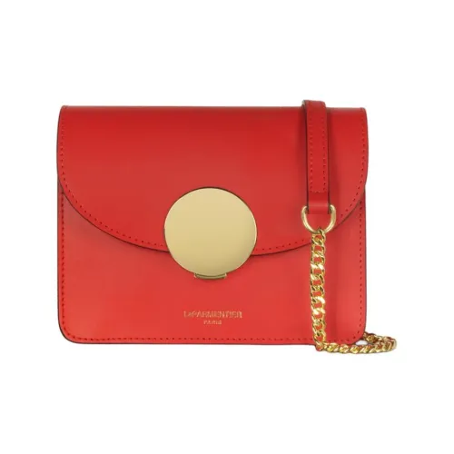 Le Parmentier Телячья кожа Сумка через плечо Сумка на плечо Мини Женская Красная