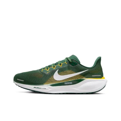 Nike Pegasus 41 Устойчивые к истиранию Беговые кроссовки Мужские Зеленый Белый