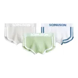 3 пачки (Светло-серый + Белый + Фруктовый зеленый)