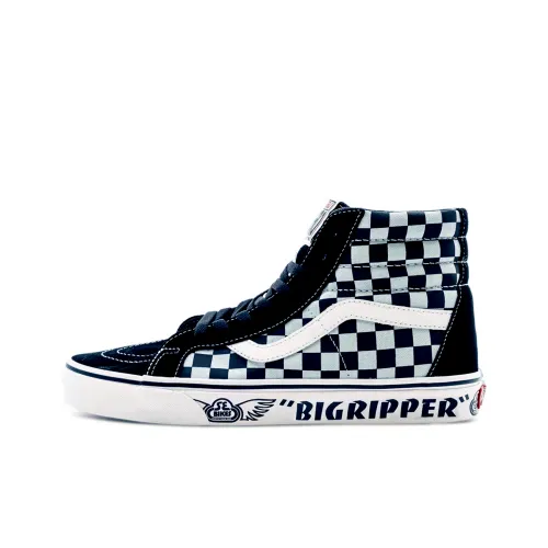 Vans SK8 High Скейтборд Кроссовки Унисекс Черный Синий