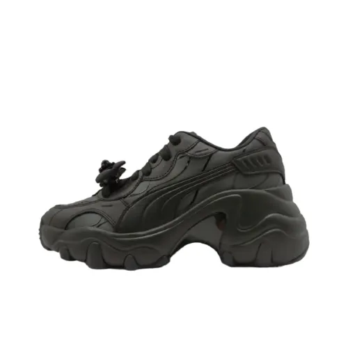 PUMA Pulsar Wedge Low Топ Толстая подошва Кроссовки Женские Черные