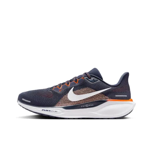 Nike Pegasus 41 Slip-resistant Abrasion-resistant Low Top Беговые кроссовки Мужские Темно-морская синяя