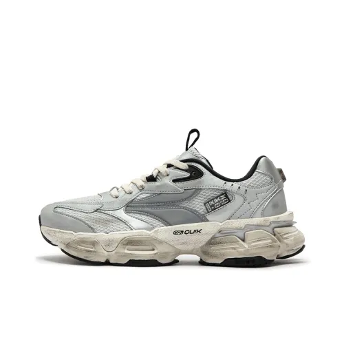 361° Spirit Eye PRO Противоскользящий Устойчивый к истиранию Низкий Топ Casual Женские Серебристый Белый