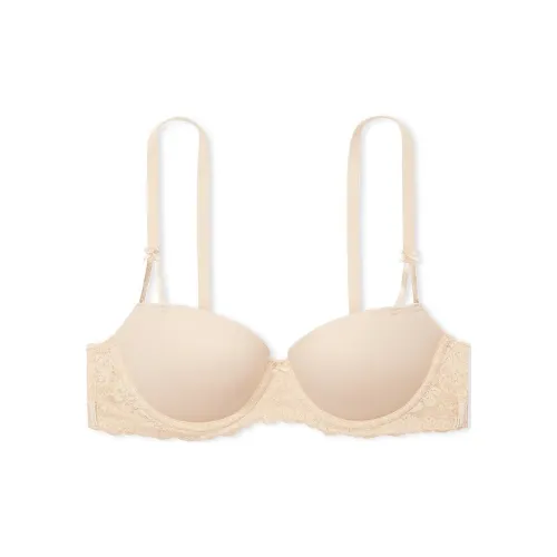 Victoria's Secret Розовый Wink PUSH Up Бюстгальтер Balconette Marzipan Бюстгальтер Женские Миндальная конфета