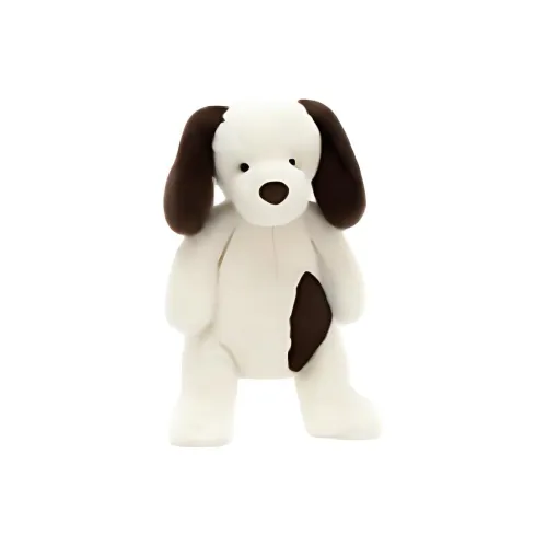 JELLYCAT Dog Collection Pompon Щенок Белый Коричневый Куклы Плюшевая Кукла 32 см Высота