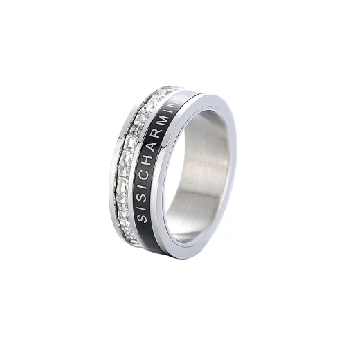 MAGICPOLE Кольца из титанового стального циркония мужские серебряные