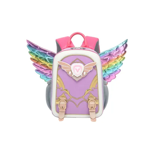 ! YOVELA 3D-эффект PP Мягкий Силиконовый Материал Рюкзак Детский Розовый Фиолетовый