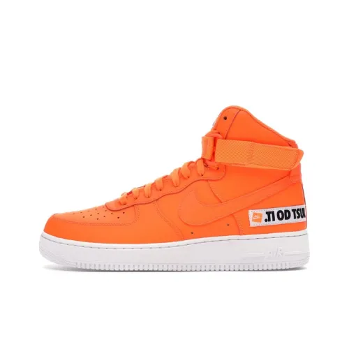 Nike Air Force 1 Slip-Resistant High Top Скейтборд Кроссовки Мужские Orange