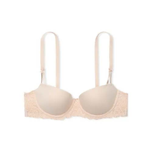 Victoria's Secret Розовый Wink Легко Подкладанный Бюстгальтер-Бальконет Marzipan Бюстгальтер Женский Миндальная Конфета