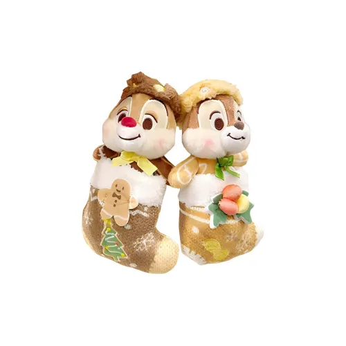 Disney Shanghai Disney Christmas Collection Chip 'n Dale Plush Doll Pendant 17 см Высота