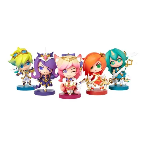 Лига Легенд League of Legends Characters LOL Star Guardian 2 комплекта фигурок в стиле чиби