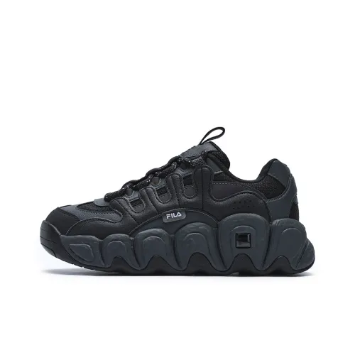 FILA Цвет руассана Беговые кроссовки Низкие Черные Женские