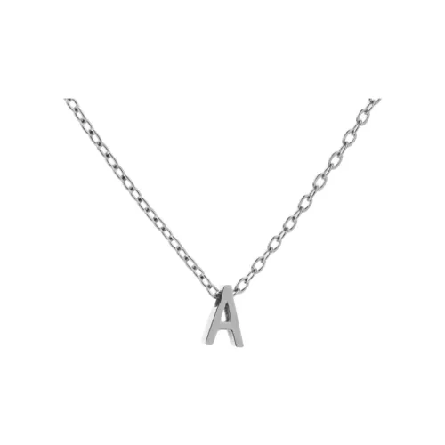 BAIJUAN Титановые стальные ожерелья унисекс серебряные