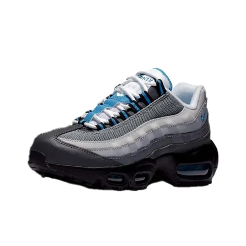 Nike Air Max 95 Low Топ Повседневная обувь Унисекс Серый Синий