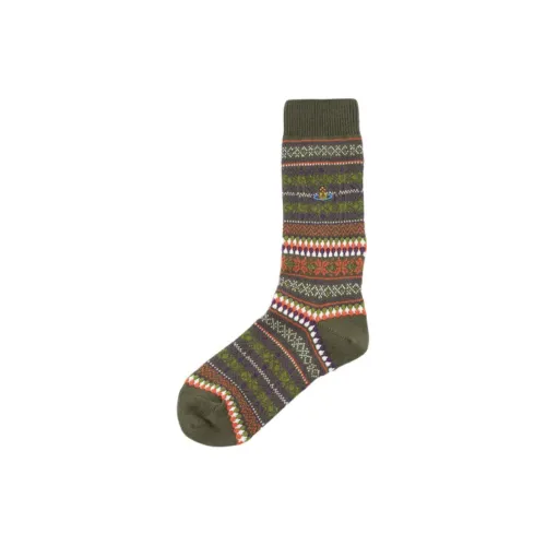 Vivienne Westwood Зеленые Женские Носки MID до икры