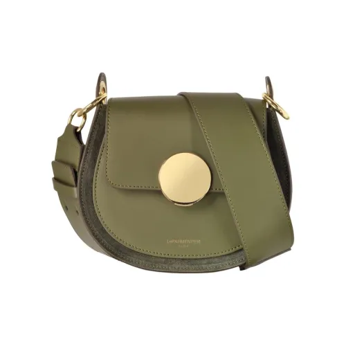 Le Parmentier Телячья кожа Сумка через плечо Сумка на плечо Стандартная Женская Армейский зеленый