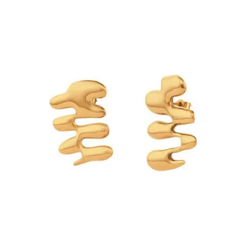 Серьги BAR JEWELLERY Женские Золотые