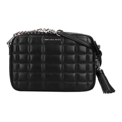 MICHAEL KORS Jet Set Кожа Camera Сумка Сумка через плечо Женская Черная