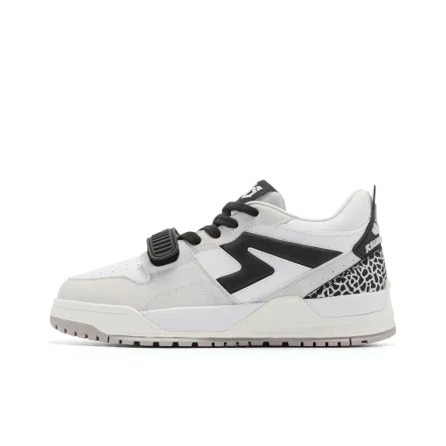 QIAODAN Легенда Скейтборд Кроссовки Низкие Топ Джордан Белый Светло-Серый Мужской