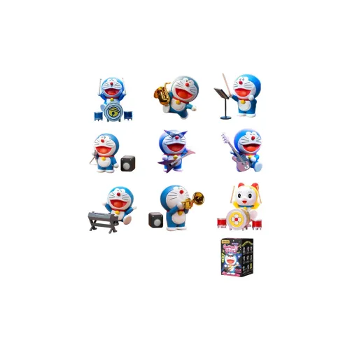 52TOYS Дораэмон Concert Коллекция Слепые коробки Один Mystery Коробка Целая коробка 8 шт