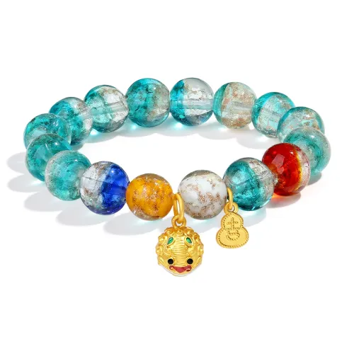 PUTUOSHANWENCHUANG Браслеты с цветной глазурью Унисекс