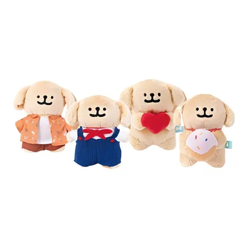 Мальтийская Маленькая Золотая Волосатая Кукла Плюшевая Подвеска Размер S