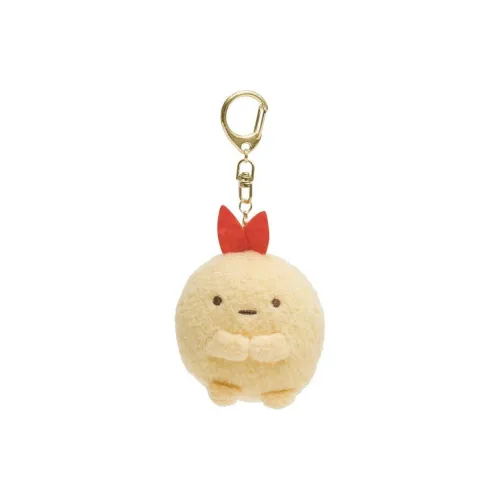 SAN X Corner CREATURE Смаженная креветка Куклы Плюшевый Брелок 7,7 см Рекомендуемая высота
