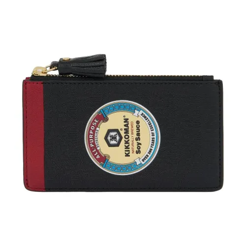 Anya Hindmarch Capra кожаный держатель для карт женский цвет вампир