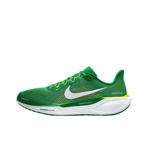 Nike Pegasus 41 Дышащие Низкие Беговые Кроссовки Мужские Яблочно-Зеленые