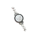 Серебряный - Белый Ромб