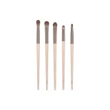 Молочная кофейная круглая щетка для окрашивания + щетка для теней для век (большая, средняя, маленькая) + щетка для точной работы