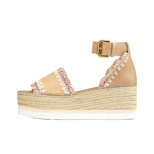 See By Chloe Glyn One Strap Sandals Women's Nude