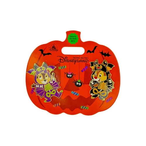 Disney Chip 'n Dale Гонконгский Дисней Хэллоуин Стальной Зуб Чип и Большой Нос EMPEROR Набор Значков