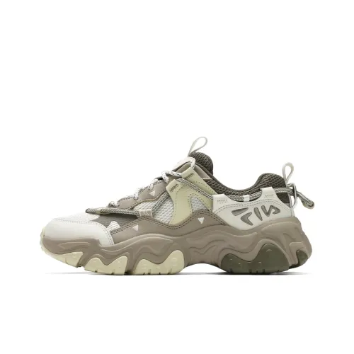 FILA Cat Paw 5th Generation Беговые кроссовки Низкие Белый Спаржа/Белый известняк Женские