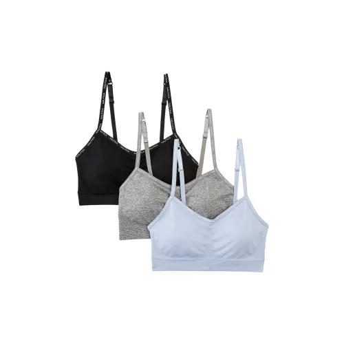 NAUTICA 3 шт Черный + Серый + Светло-фиолетовый Женские Бюстгальтеры
