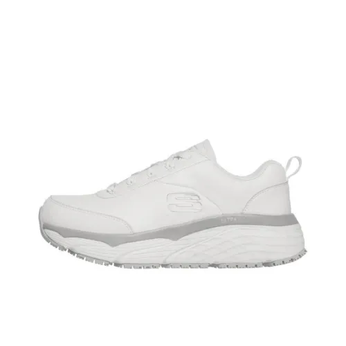 Skechers MAX CUSHIONING ELITE Низкий Топ Повседневная Обувь Женская Белая