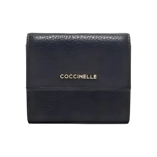 COCCINELLE GRAIN LEATHER Кошелек Мини Женский Черный