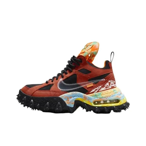 Nike x Off Белый Air Terra Forma MID Топ Уличная обувь Унисекс Черный Красный