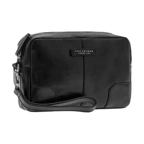 THE BRIDGE Кожаный клатч мужской черный