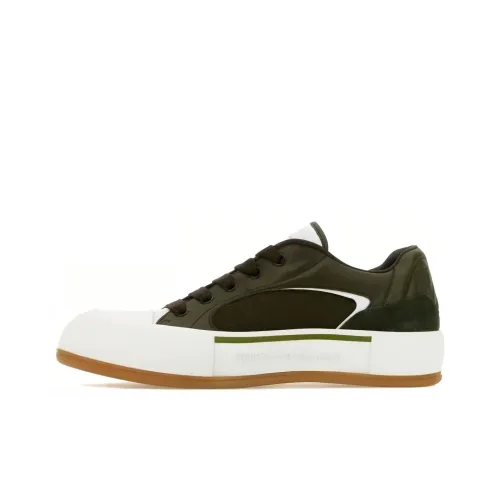Alexander McQueen Deck Low Топ Скейтборд Кроссовки Мужские Зеленые