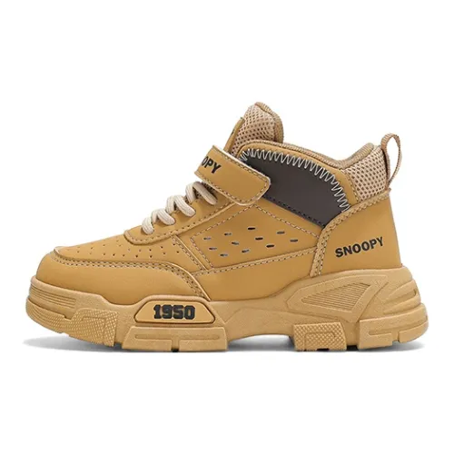 SNOOPY Slip-resistant Abrasion-resistant Детские ботинки CAMEL Детские