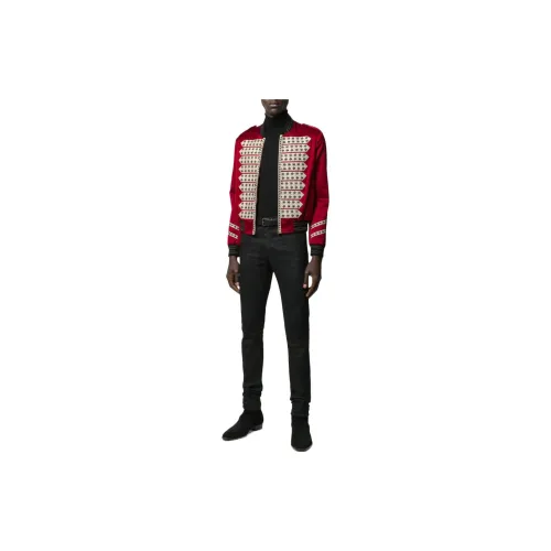 SAINT LAURENT Red Men's Jackets SAINT LAURENT Красные Мужские Куртки