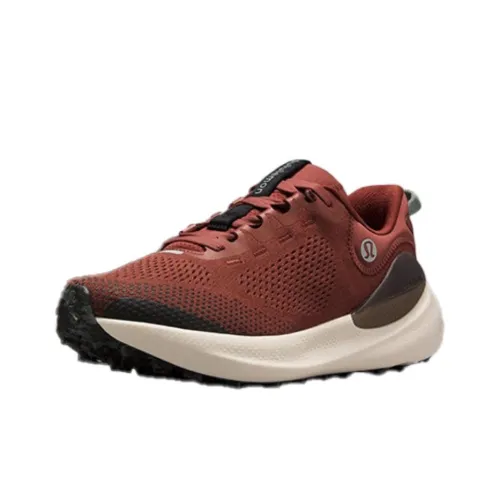 lululemon Beyondfeel Trail Беговые кроссовки Низкий Топ Дымчатый Красный/Светлый Айвори Белый/Черный Мужской