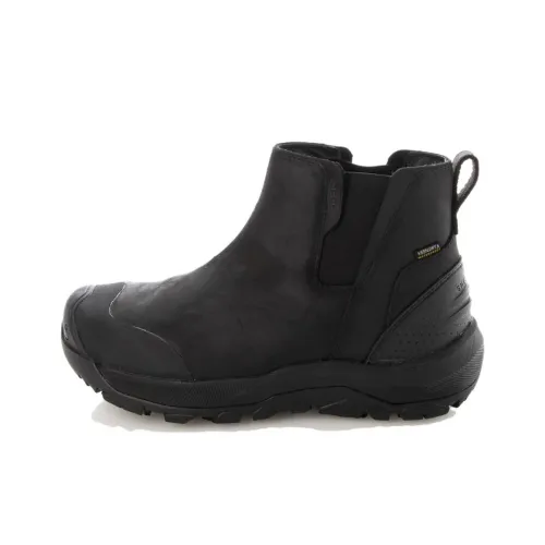 KEEN REVEL IV CHELSEA Водонепроницаемый и противоскользящий Короткий Снегобут Мужской Черный