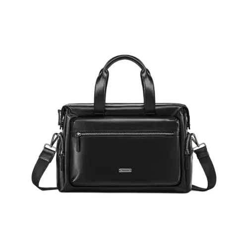 SAMSONITE Сумка через плечо из коровьей кожи мужская черная