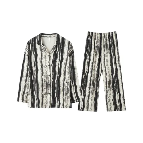 FINEI Пижамный комплект Женские Rebellious Чернила пятна