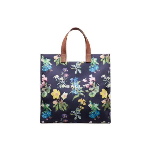BALLY Cotton Canvas Tote Bag Women's Blue BALLY Хлопок Холст Сумка-тоут Женская Синяя
