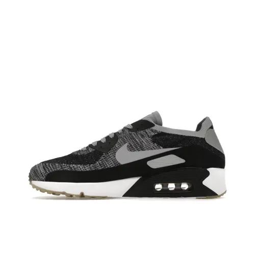 Nike Air Max 90 Low Топ Повседневные Беговые Кроссовки Мужские Черные Серые