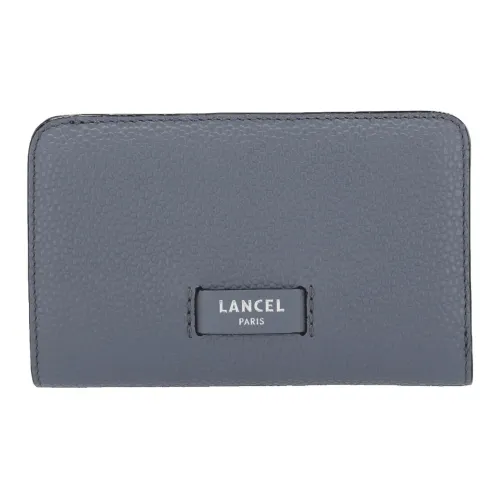 LANCEL Зернистая кожа коровы Кошелек Женские Цементный