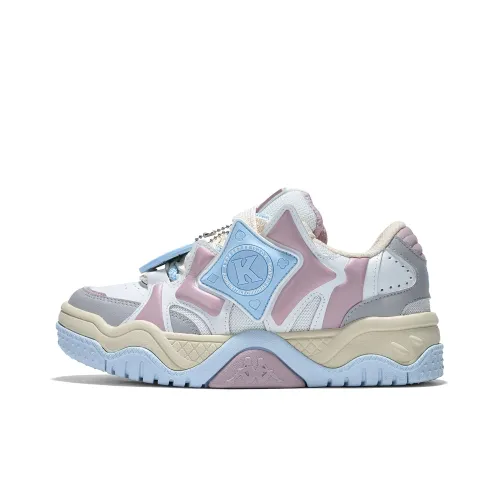 Кроссовки для скейтбординга KAPPA Low Top Синие и Розовые Женские